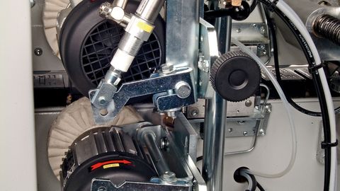 Buffing unit for ACCURA edgebander Polishing for maximum gloss; for complete finishing.