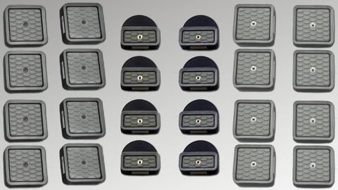Standard suction cups with and without sensing valve Ideal for processing panels